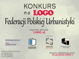 Ogłoszenie Komisji Konkursowej na logo Federacji Polskiej Urbanistyki